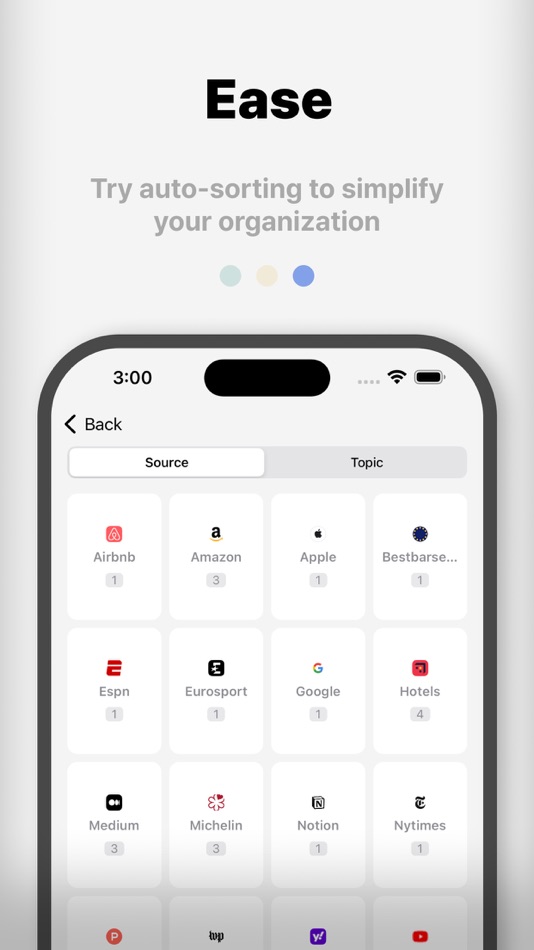 #3. Lazy Archive (iOS) 来自: Jiwon Hong