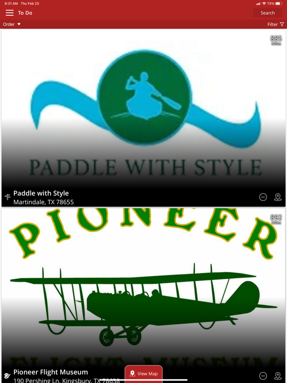 Luling Texas iPad screenshot 2 - Travel app