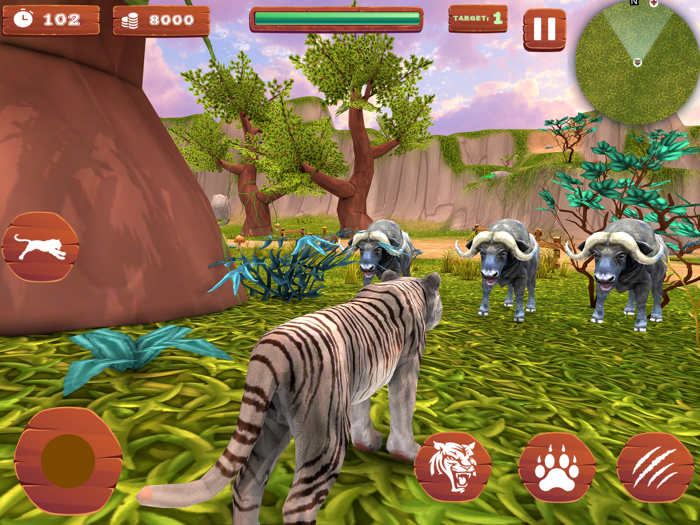 Angry Wild Tiger Simulator 3D