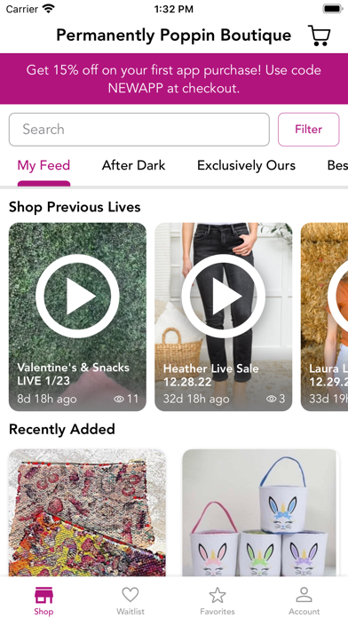 Permanently Poppin Boutique Screenshot