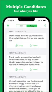 reply ai for app review iphone screenshot 3