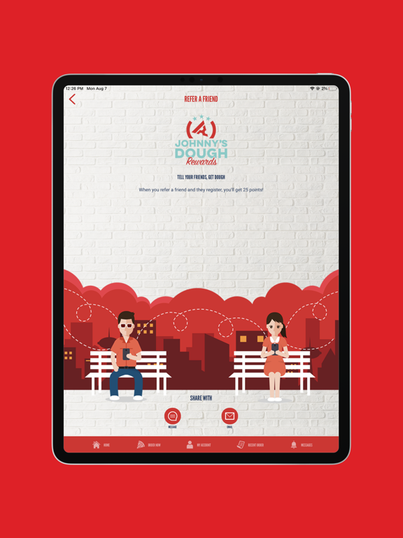 Johnny's New York Style Pizza iPad screenshot 5 - Food & Drink app