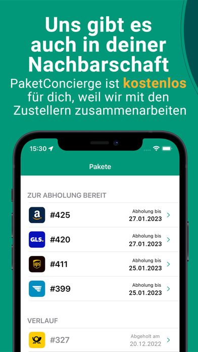 PaketConcierge Screenshot