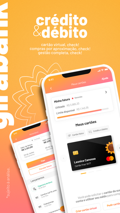 GiraBank: Cartão, club e mais! Screenshot