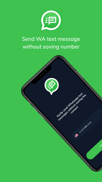 Fast WA: Quickly Send Message Screenshot