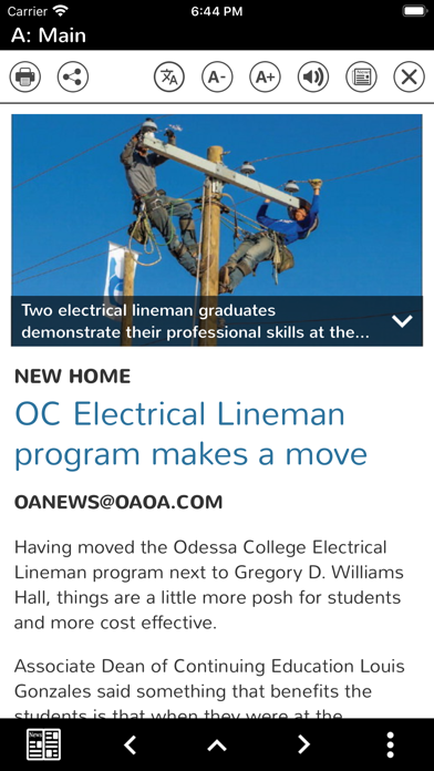 Odessa American Screenshot