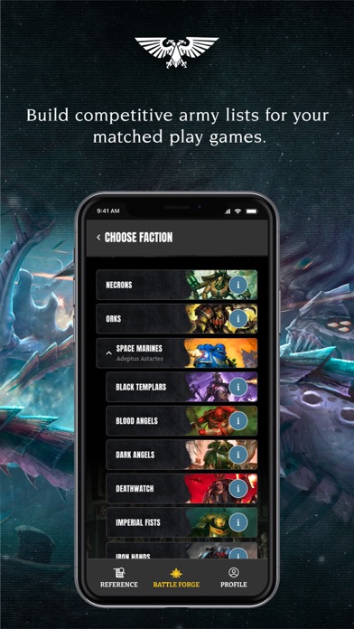 Warhammer 40,000: The App Screenshot