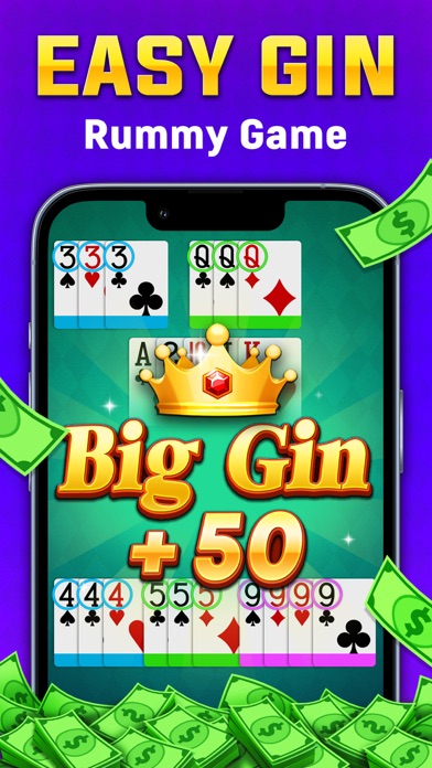 Rummy Cash - Gin Rummy! Screenshot