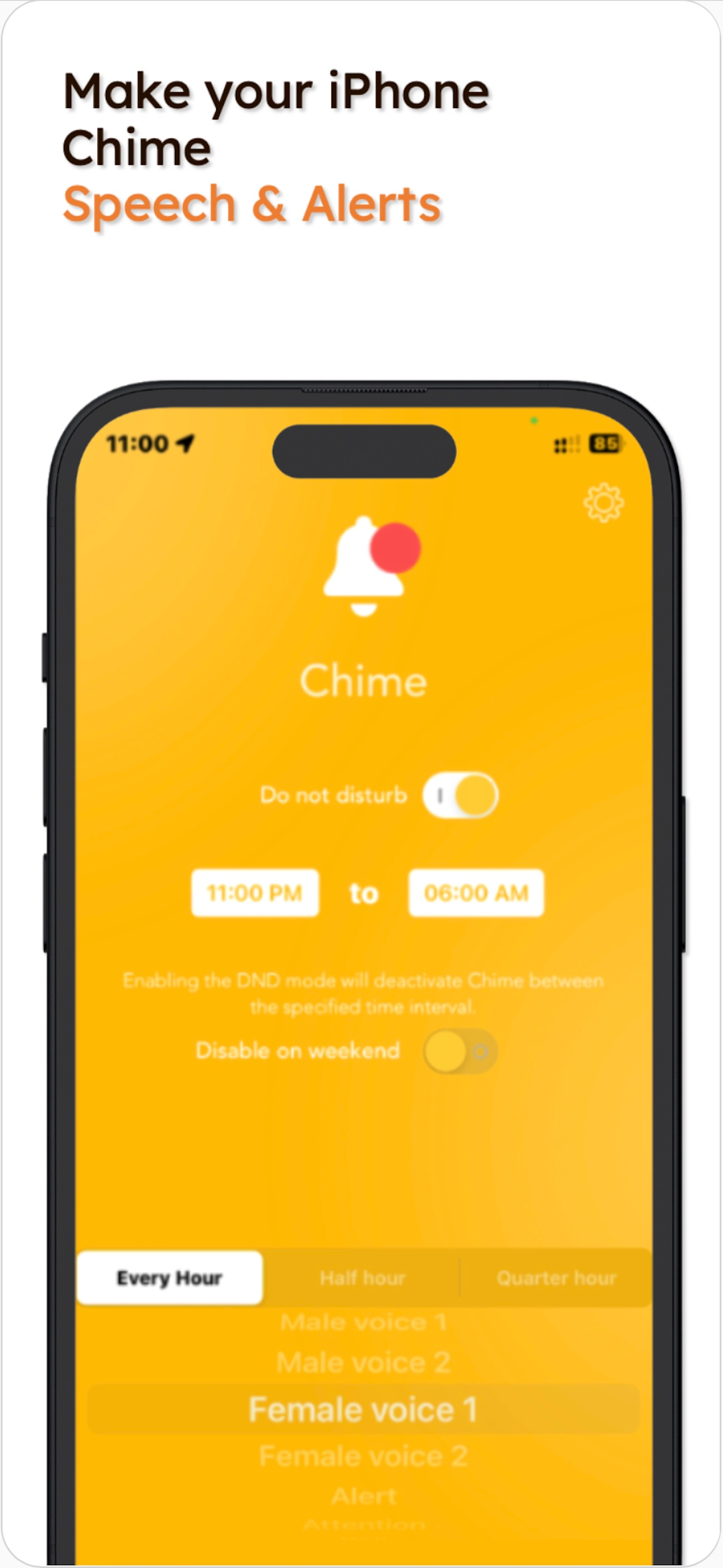 Chime : Speaking Clock