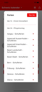 Schweiz Kalender 2024 screenshot #2 for iPhone