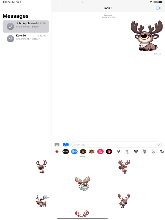 Screenshot #6 pour Caribou Stickers