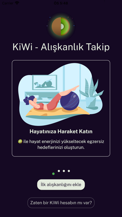 KiWi Habit App Screenshot