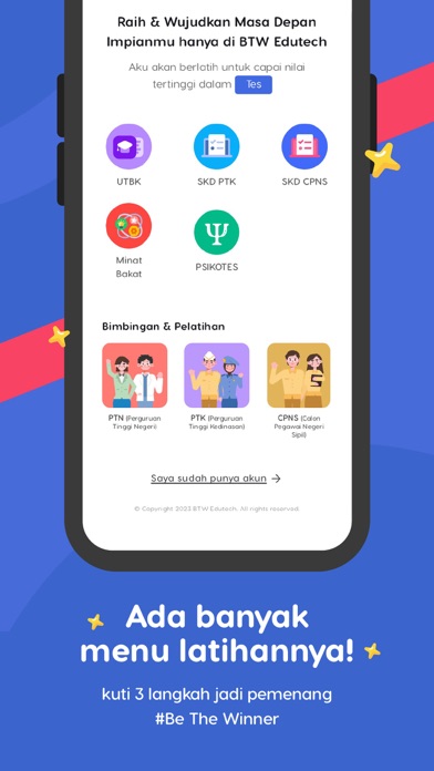 BTW Edutech App Screenshot