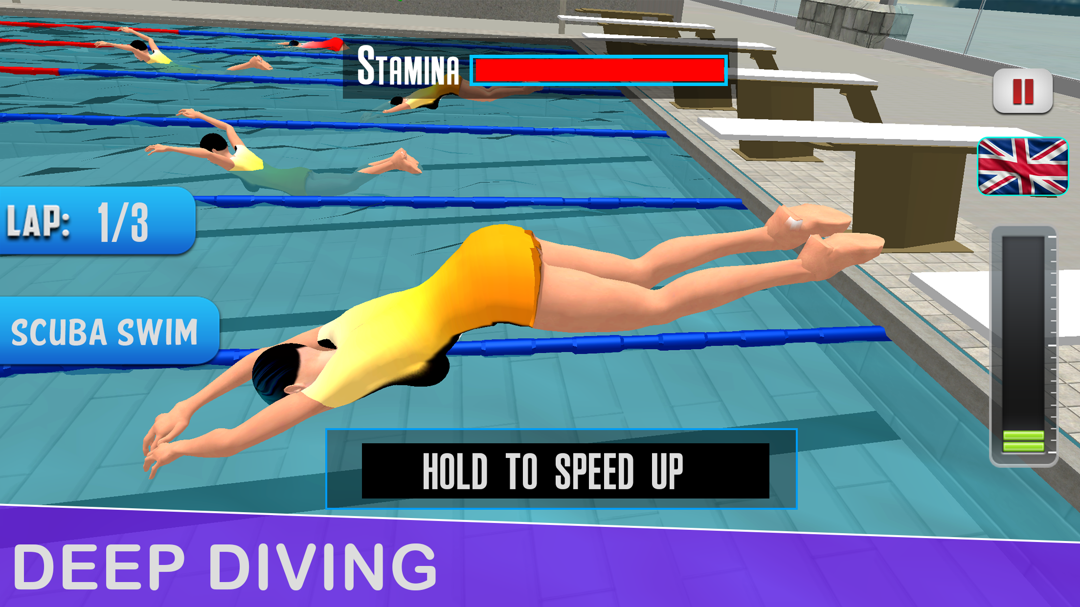 Pool Swimming Race 3D