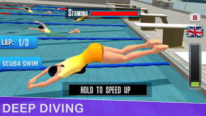 Screenshot #1 pour Pool Swimming Race 3D