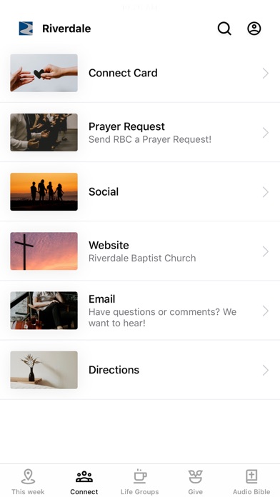 Riverdale Baptist Church Screenshot
