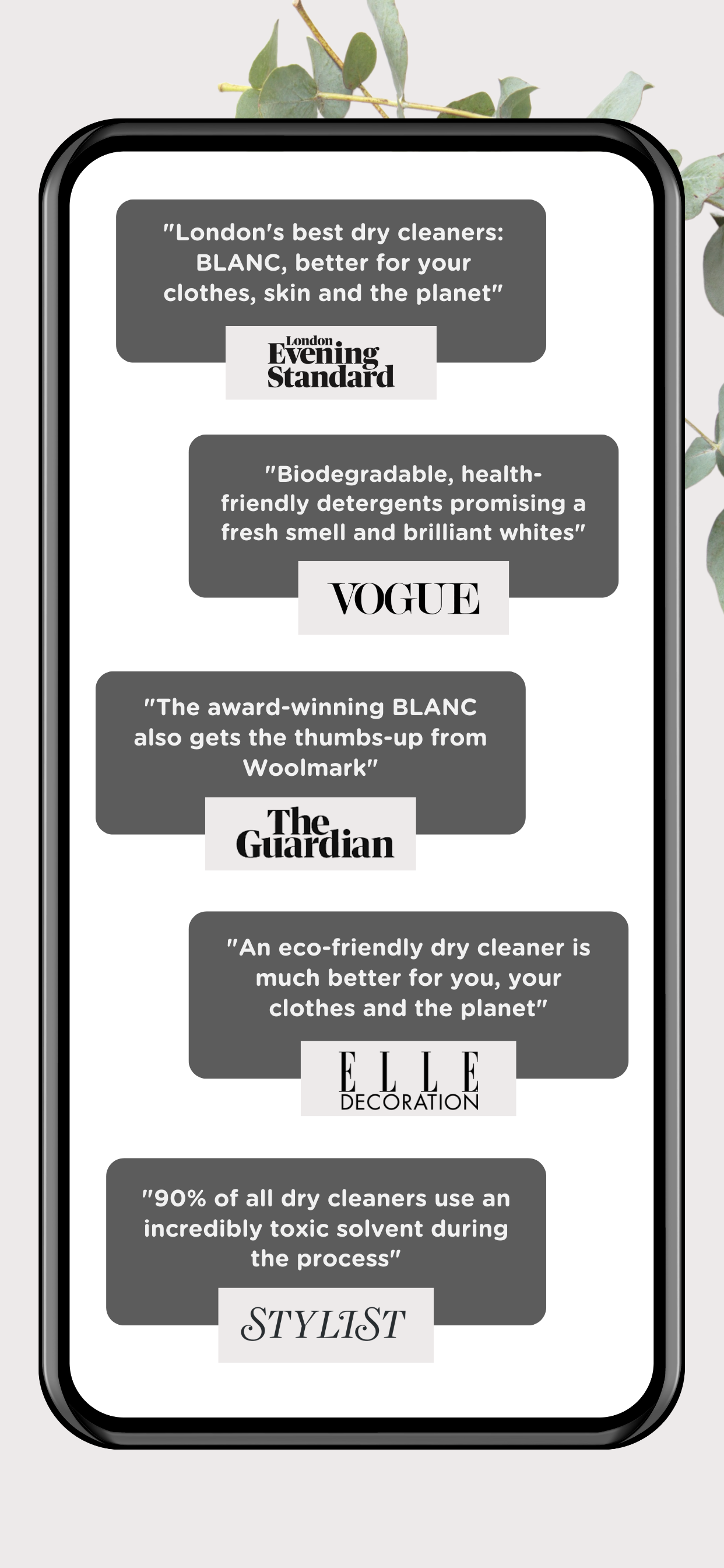 Blanc Laundry App