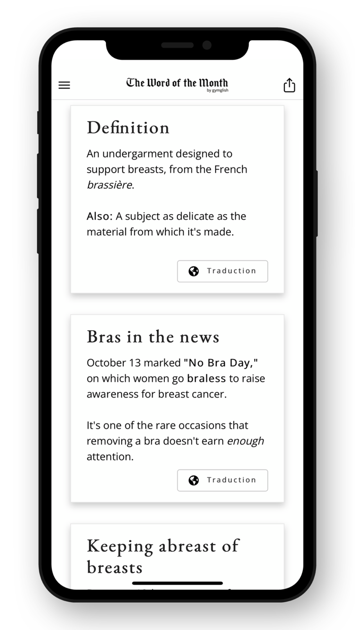 The Word of the Month