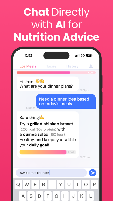 AI Calorie Counter & Tracker Screenshot