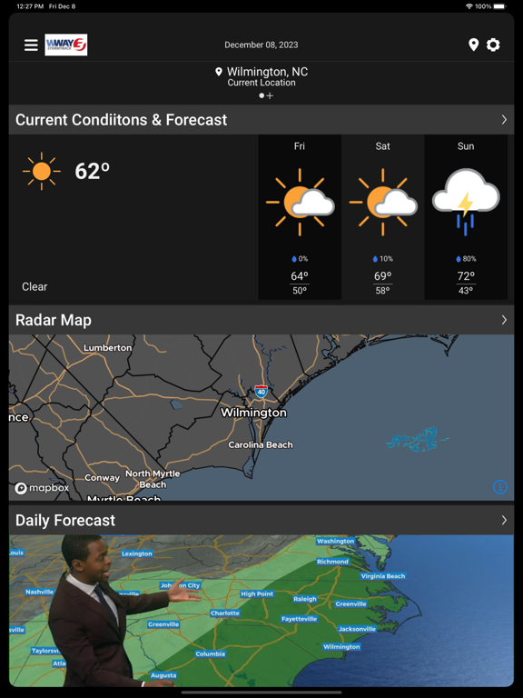 Screenshot #4 pour WWAY TV3 StormTrack 3 Weather