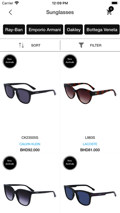 Optica Store Screenshot