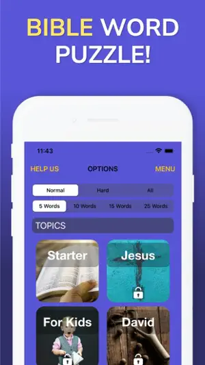 Bible Word Puzzle - Word Game screenshot 1