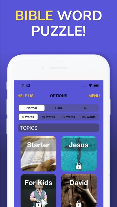 Bible Word Puzzle - Word Game Screenshot