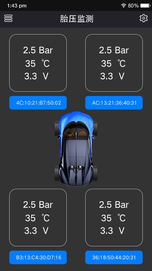 #4. ZBleTpms (iOS) Ved: 深圳市深永通实业有限公司