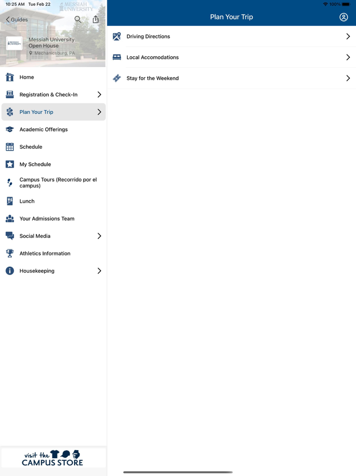 Messiah University Guides