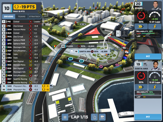 Motorsport Manager Online 2024 iPad app afbeelding 2