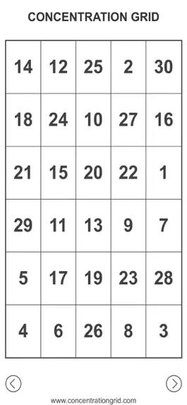 Game screenshot Concentration Grid apk