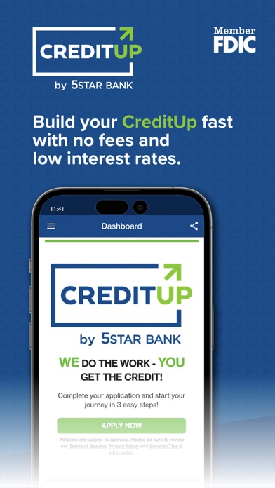 CreditUp by 5Star Bank Screenshot