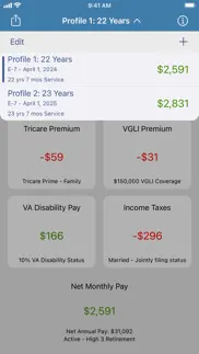 military retirement iphone screenshot 2