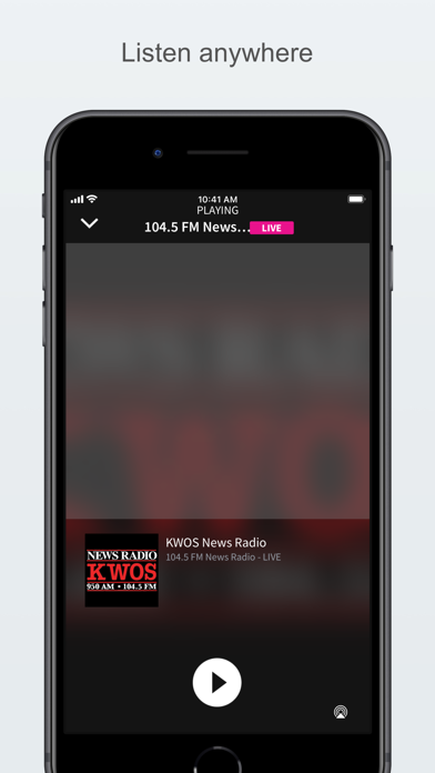 KWOS News Radio Screenshot
