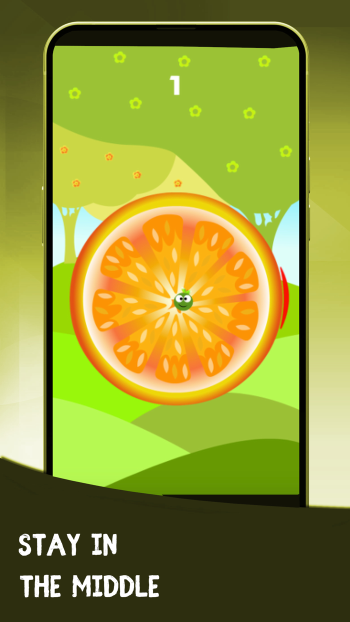 Cute Ricocheting Orange