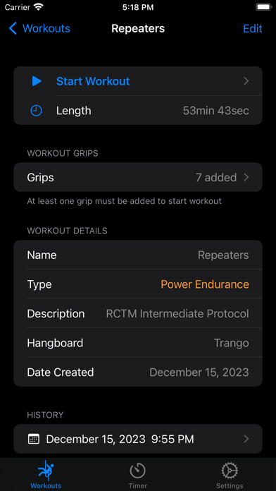 CountDown - Hangboard Timer Screenshot