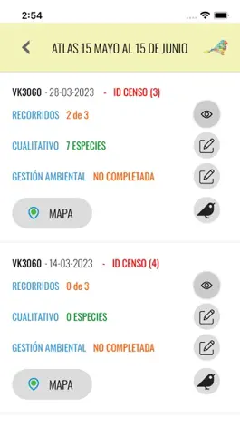 Game screenshot Atlas y Muestreos SEO BirdLife apk
