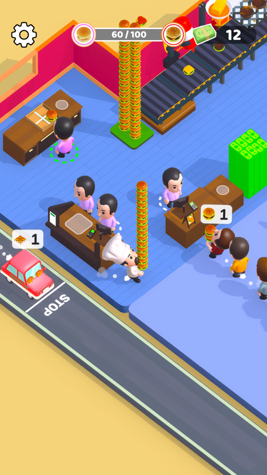 #7. Burger Shop 3D (iOS) Podle: Adnan Sohail