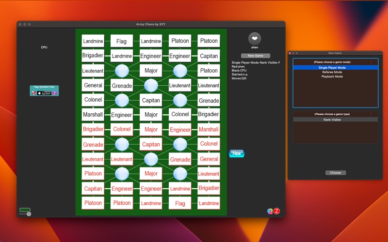 Screenshot #1 pour 军棋 From SZY 和AI的决战
