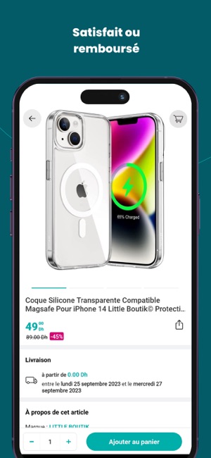 Soldes Apple Clear Case with MagSafe (iPhone 13) 2024 au meilleur prix sur
