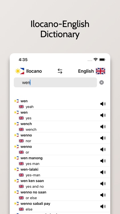 Ilocano-English Dictionary screenshot-3