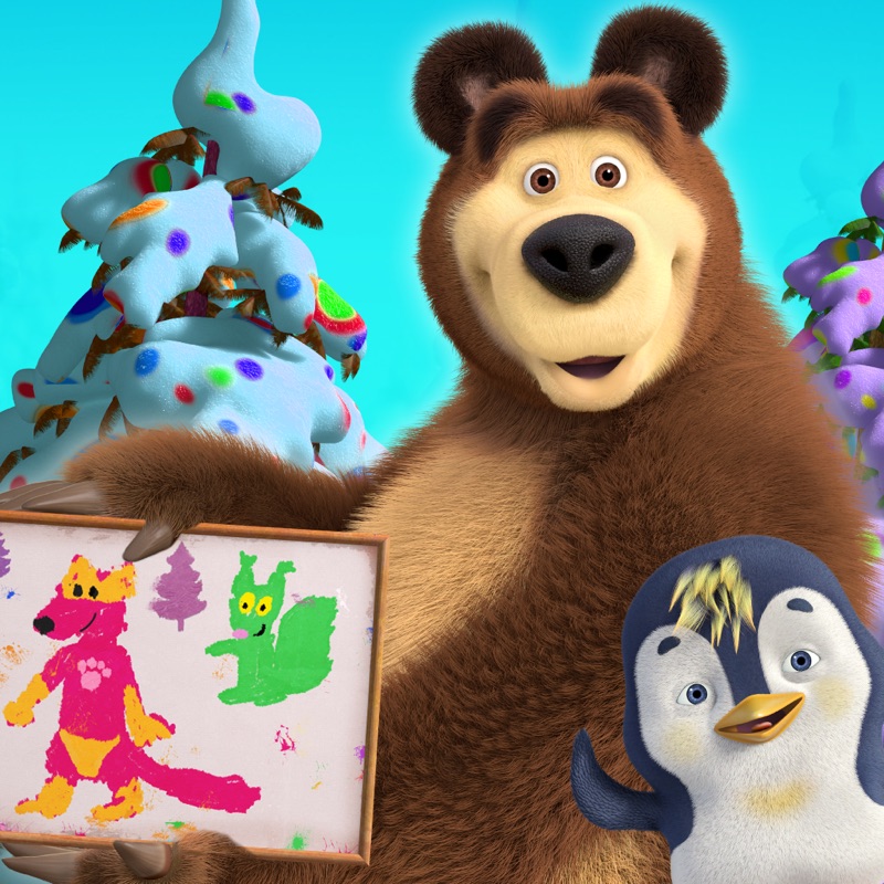 Masha y el Oso: Juegos de Arte screenshot 6