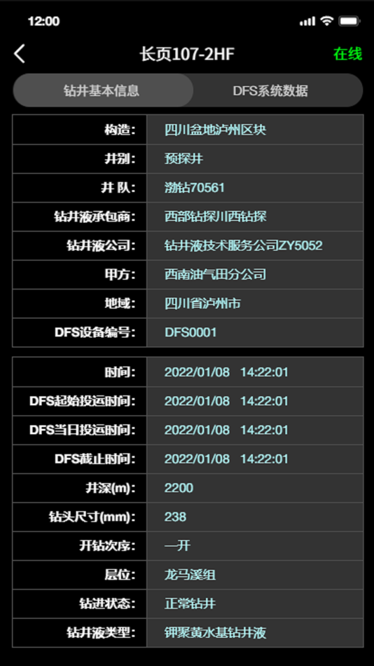 #2. DERSS-钻井专家远程支持系统 (iOS) 由: 创升益世(东莞)智能自控有限公司