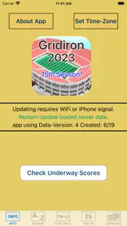 gridiron 2023 college football iphone screenshot 1