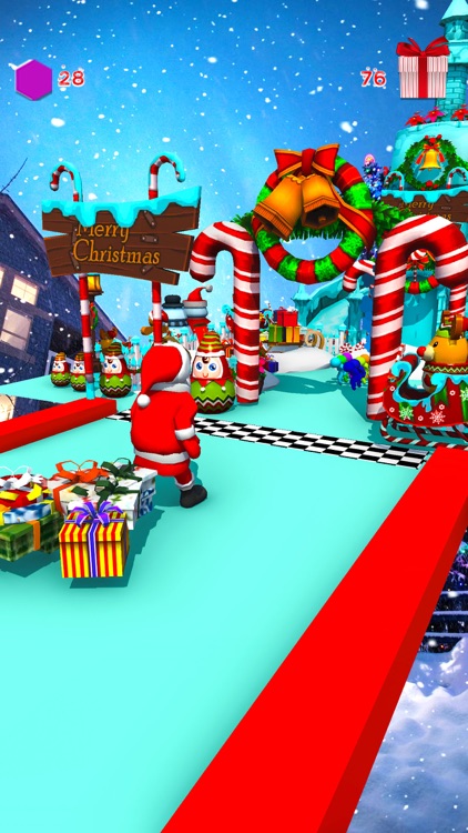 XMAS 3D Santa Run: Gift Rush