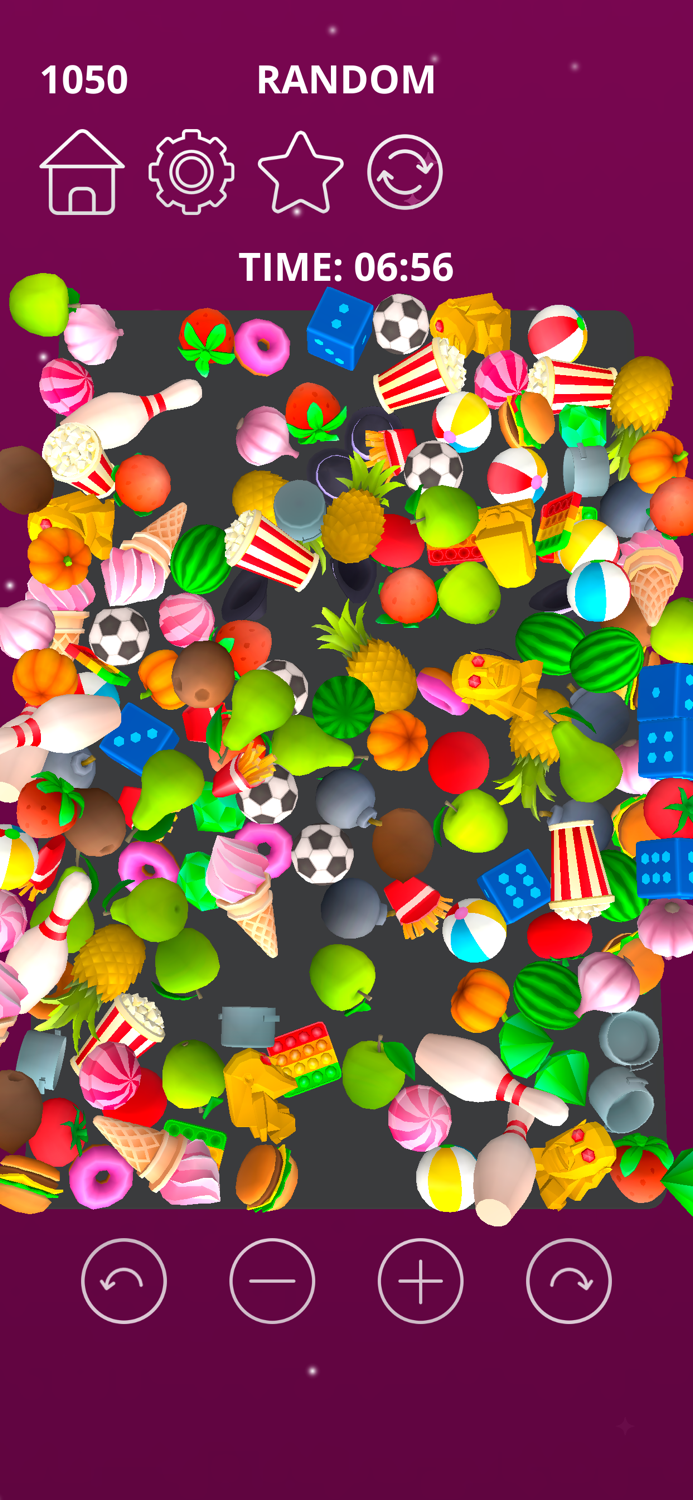 Triple Match - 3D Objects