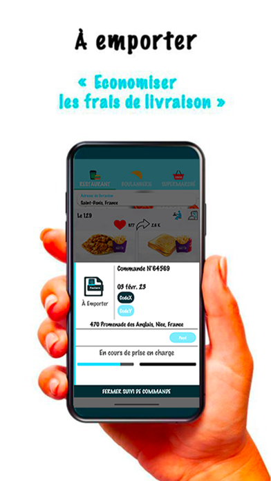 Screenshot #2 pour DeliveryEat:Livraison de repas