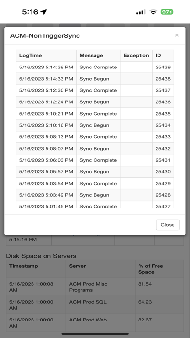 Screenshot 3 of PEQ Dashboard App