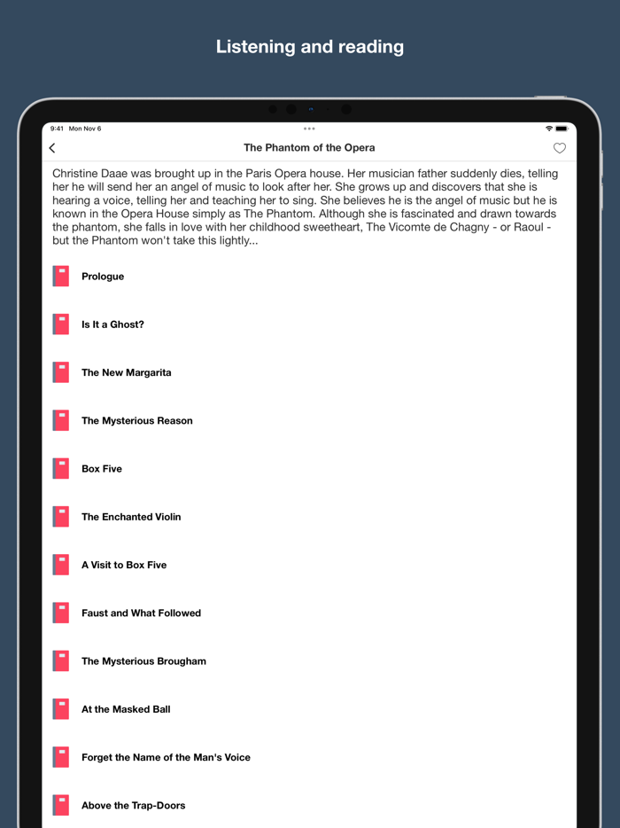 Horror and supernatural stories