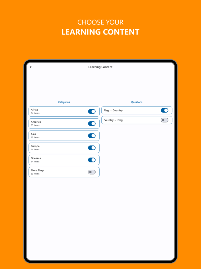 Learn Flags of the World